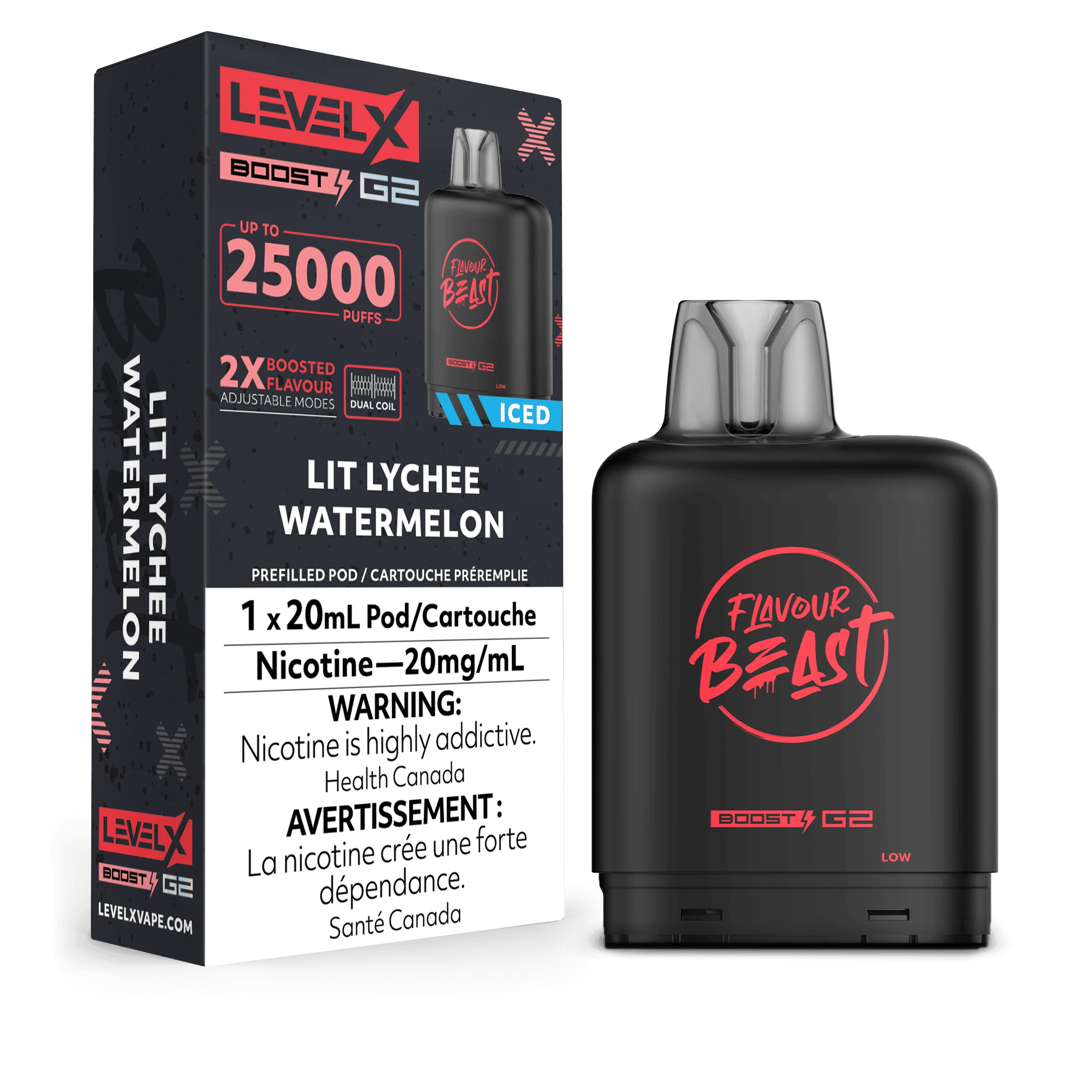 Flavour Beast Level X Boost G2 25K Pods