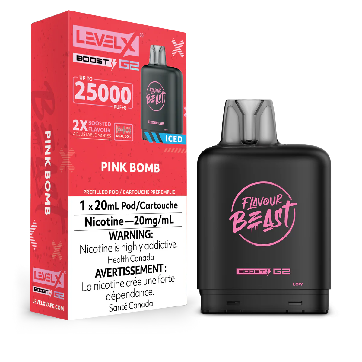 Flavour Beast Level X Boost G2 25K Pods
