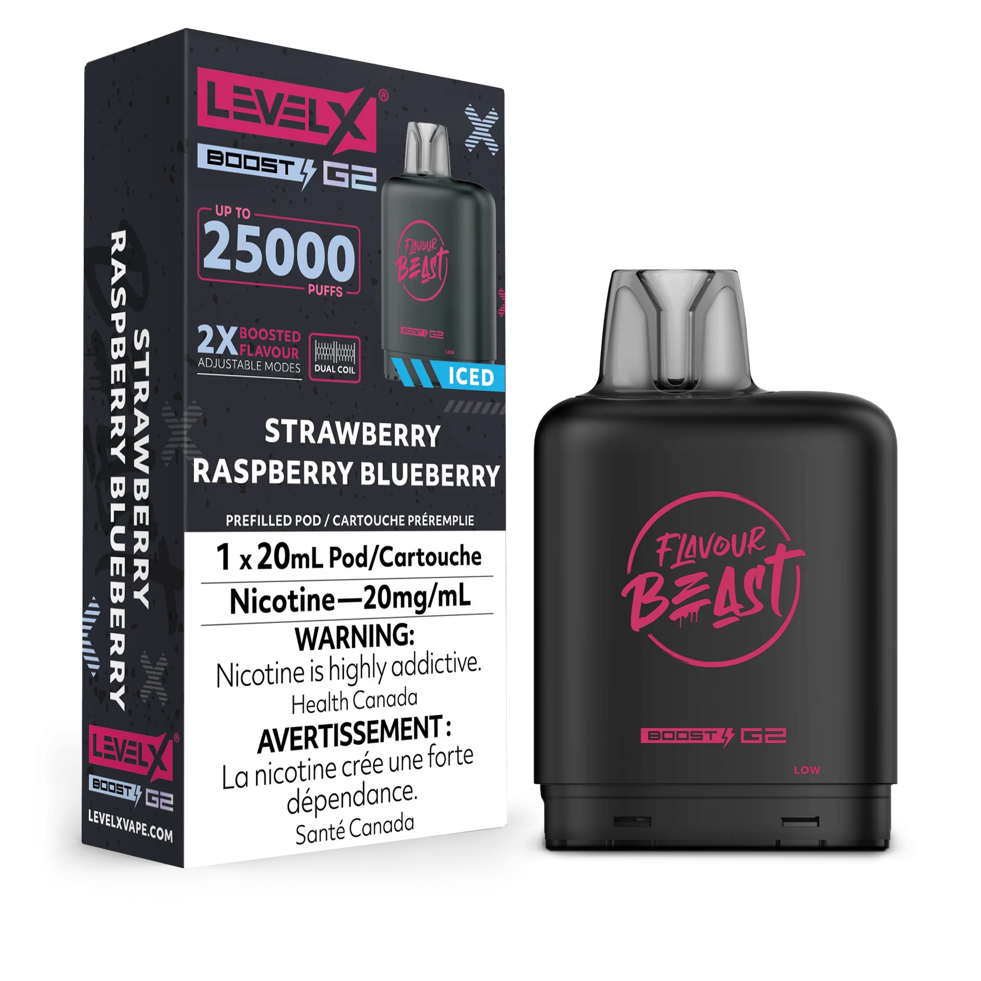 Flavour Beast Level X Boost G2 25K Pods