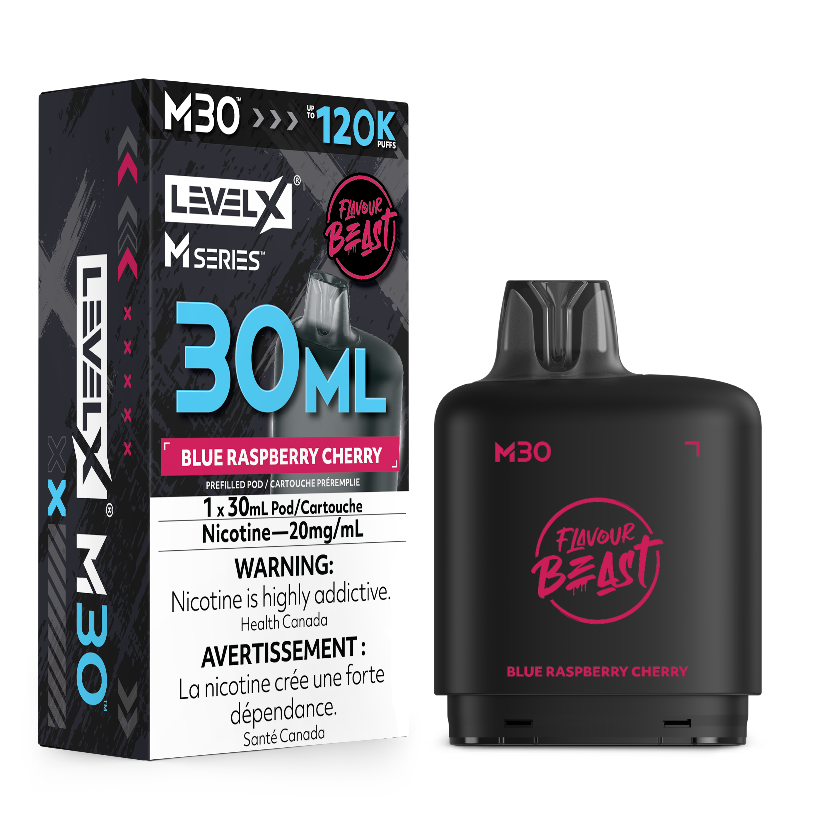 Level X M Series Replacement Pods 30ml(120K) & 40ml(160K)