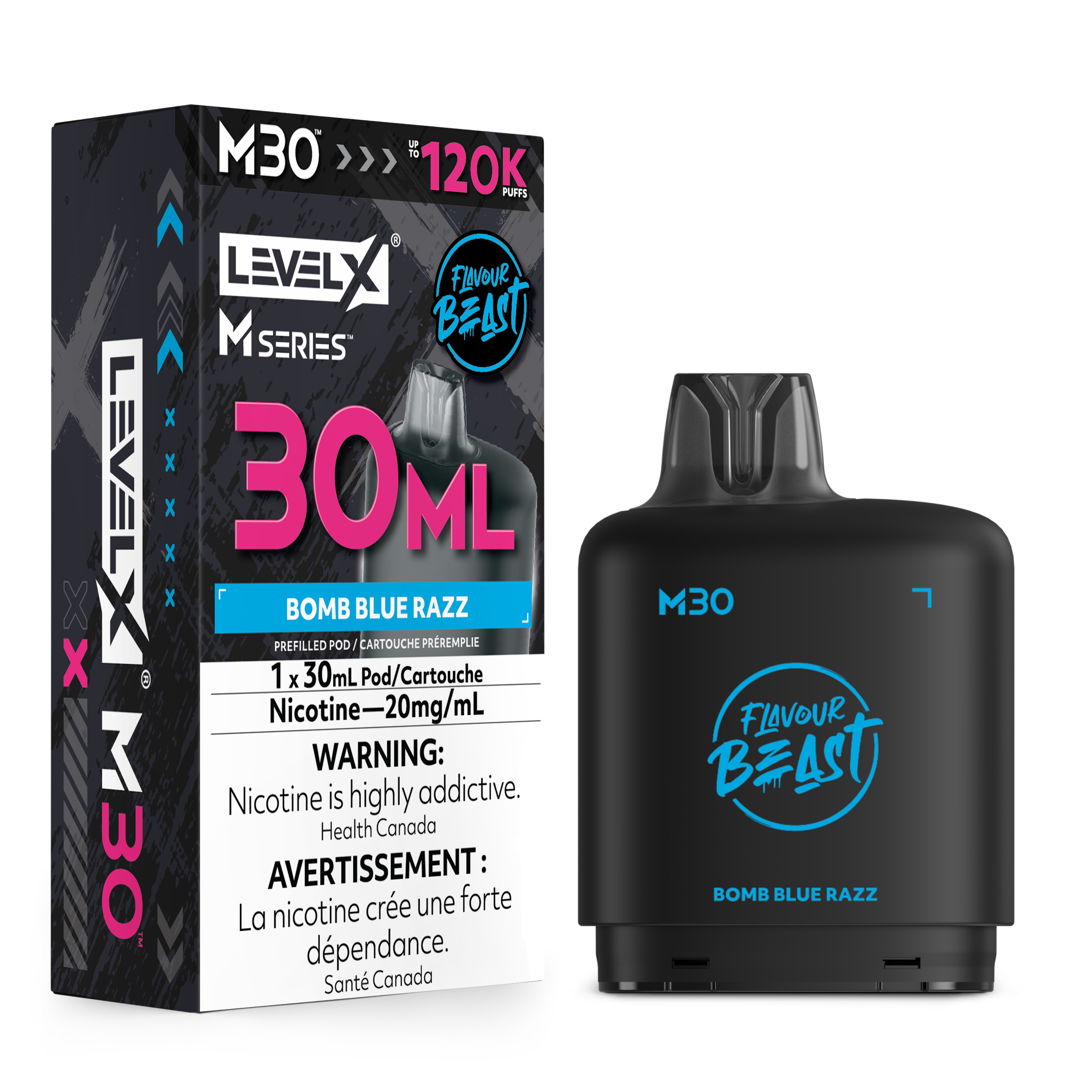 Level X M Series Replacement Pods 30ml(120K) & 40ml(160K)
