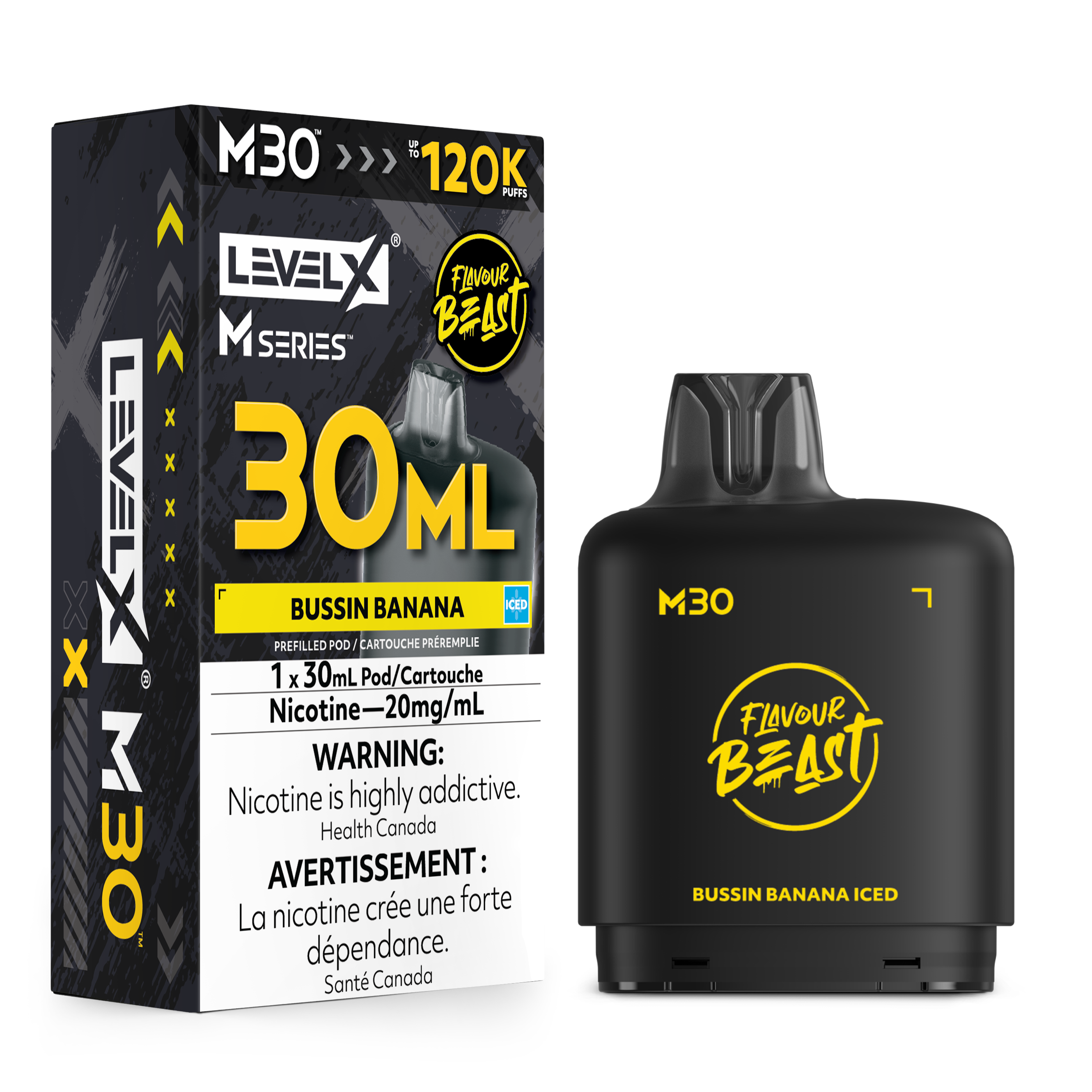 Level X M Series Replacement Pods 30ml(120K) & 40ml(160K)