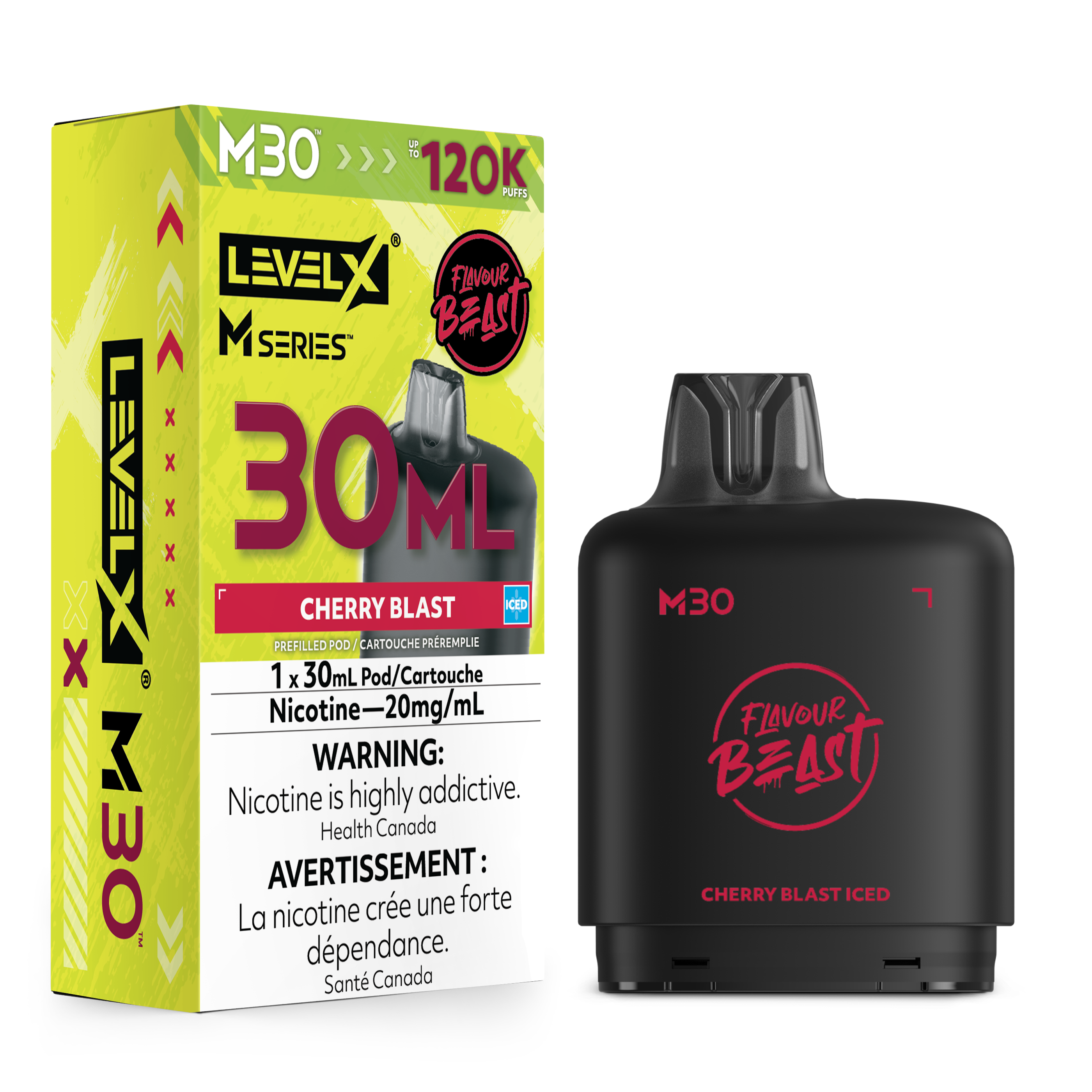 Level X M Series Replacement Pods 30ml(120K) & 40ml(160K)