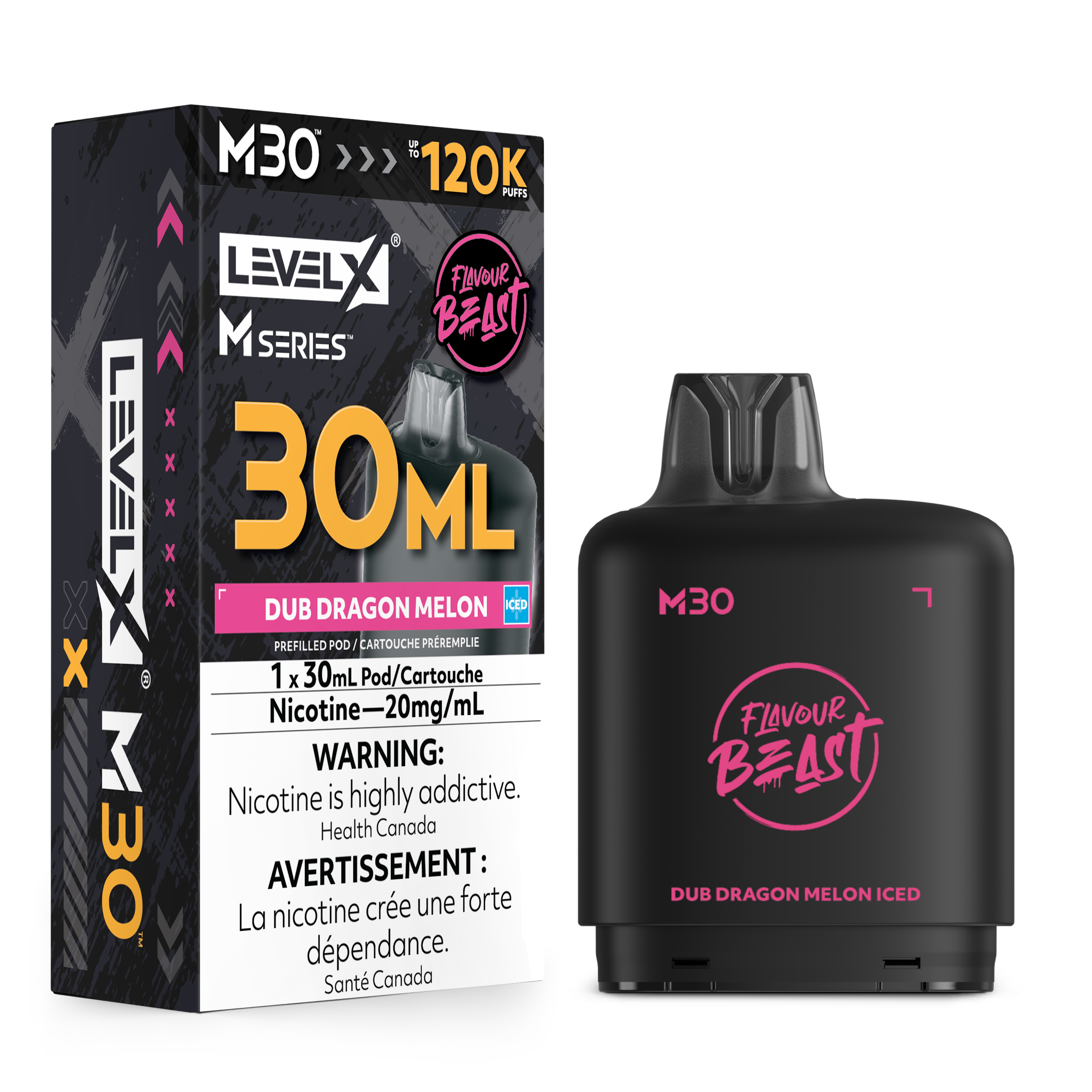 Level X M Series Replacement Pods 30ml(120K) & 40ml(160K)