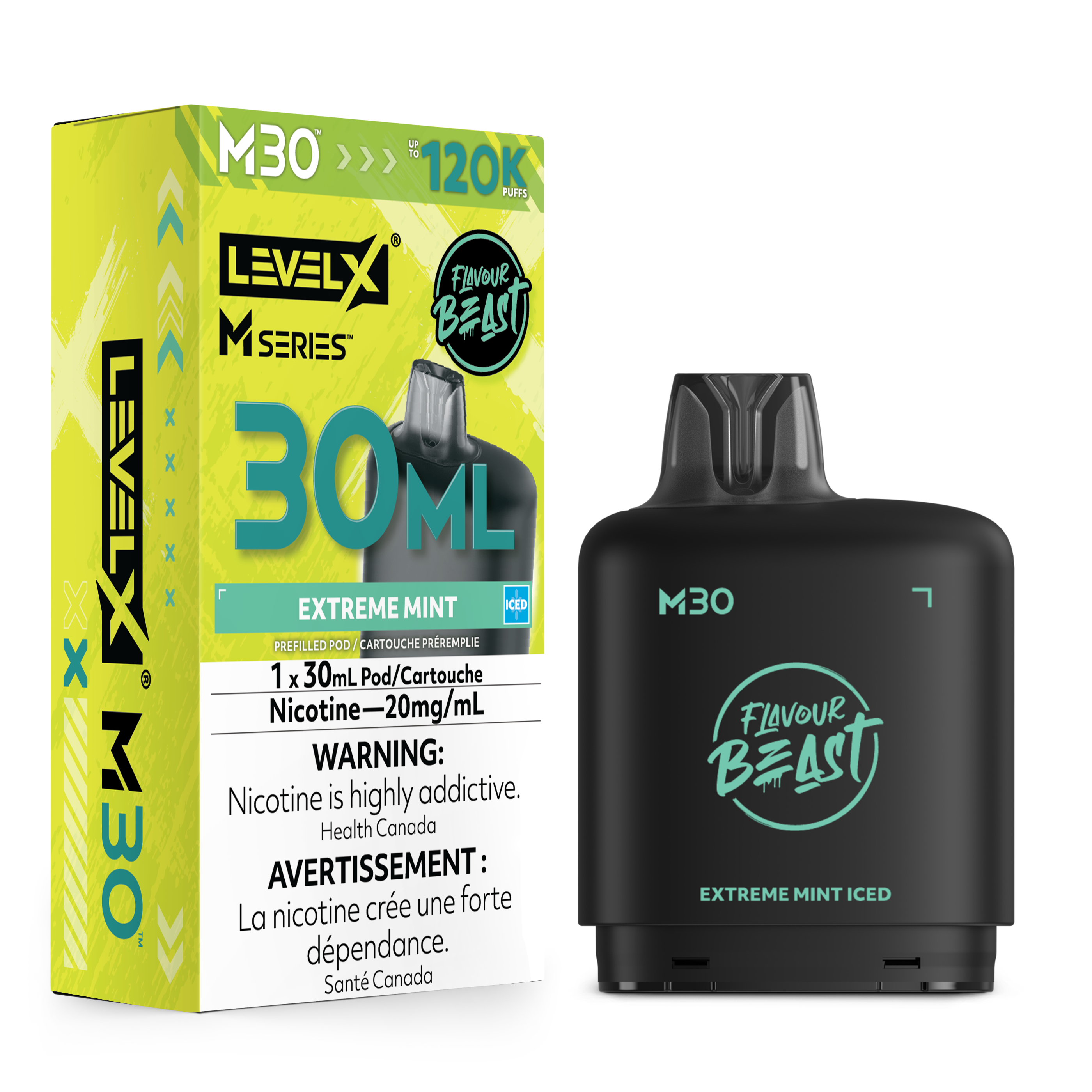 Level X M Series Replacement Pods 30ml(120K) & 40ml(160K)