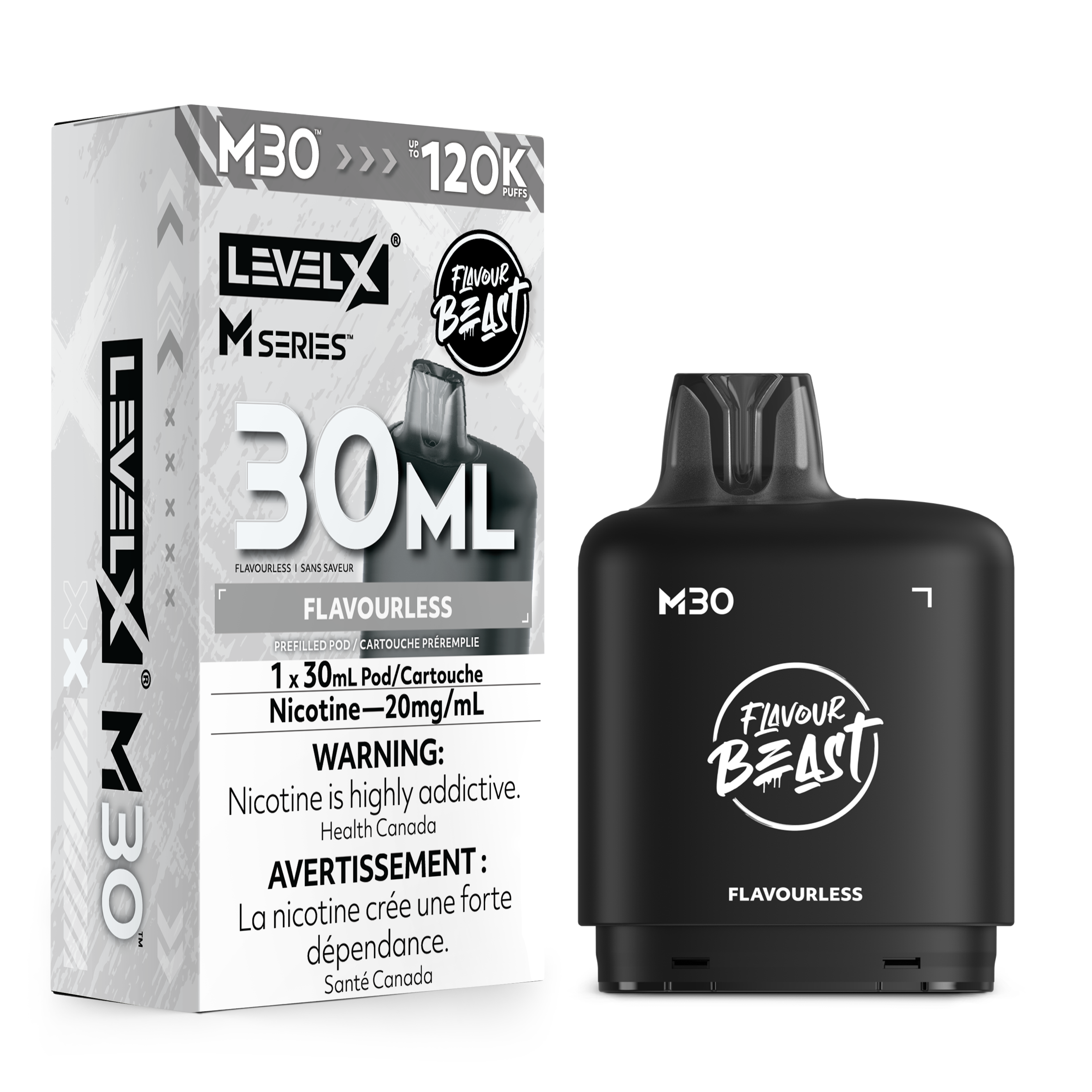 Level X M Series Replacement Pods 30ml(120K) & 40ml(160K)