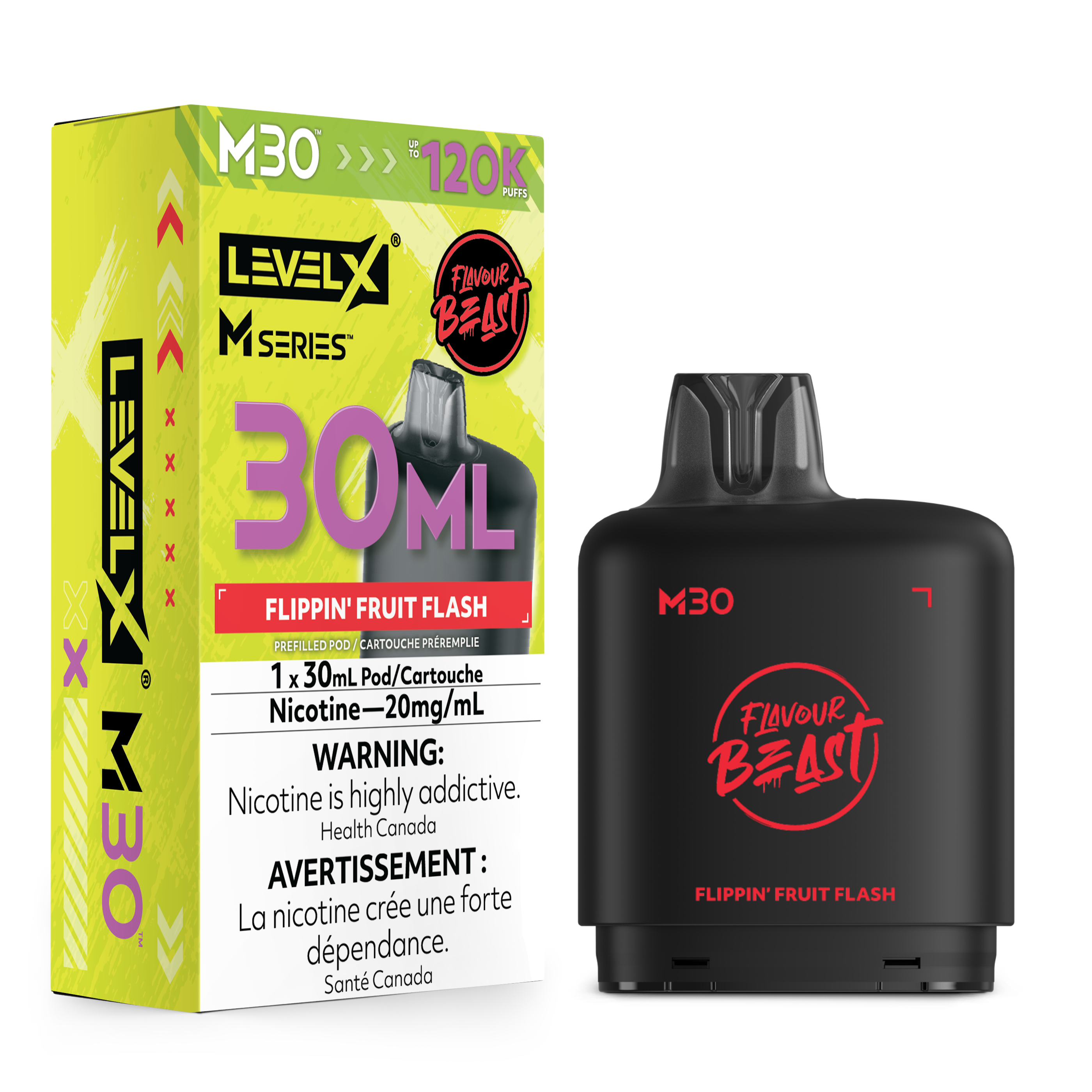 Level X M Series Replacement Pods 30ml(120K) & 40ml(160K)