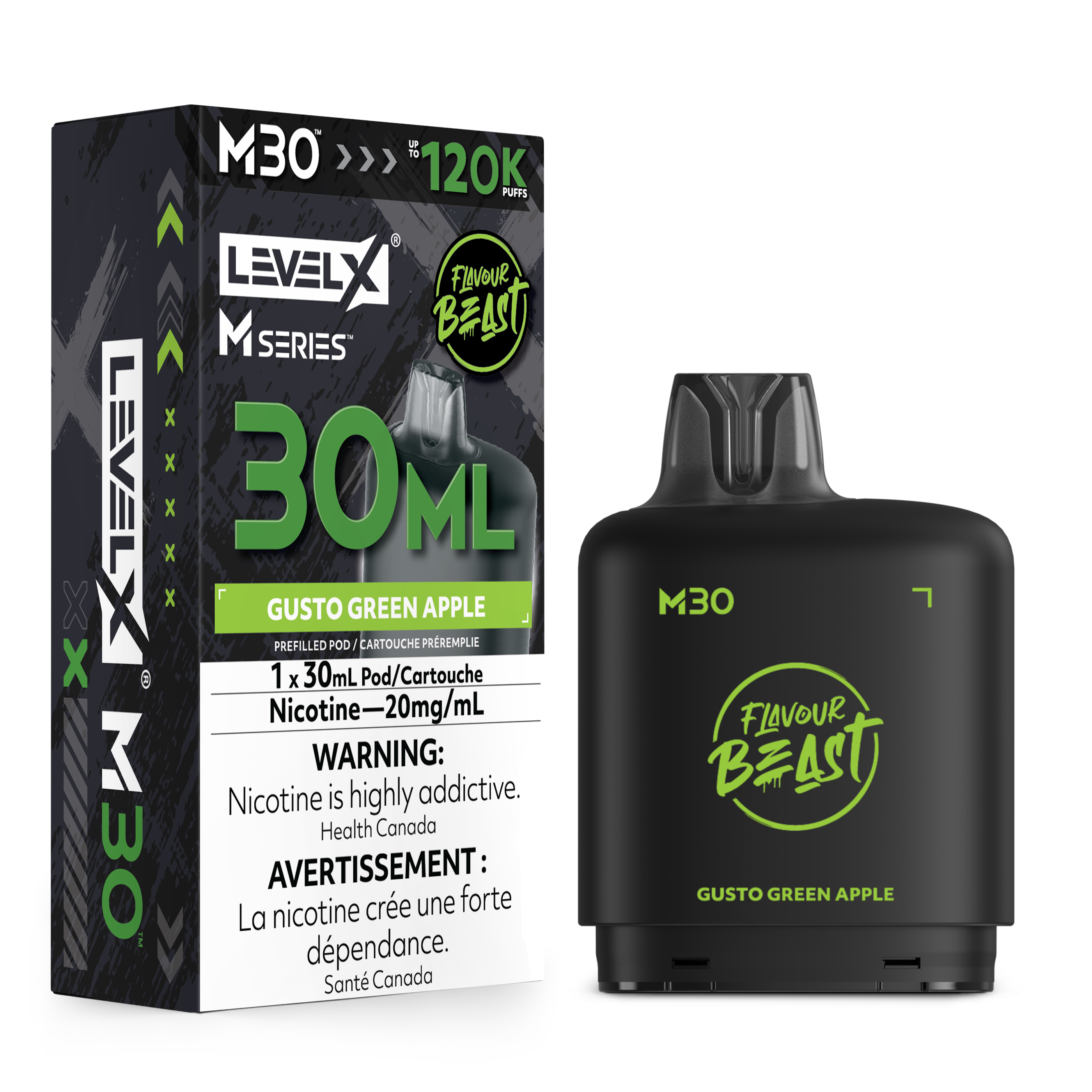 Level X M Series Replacement Pods 30ml(120K) & 40ml(160K)