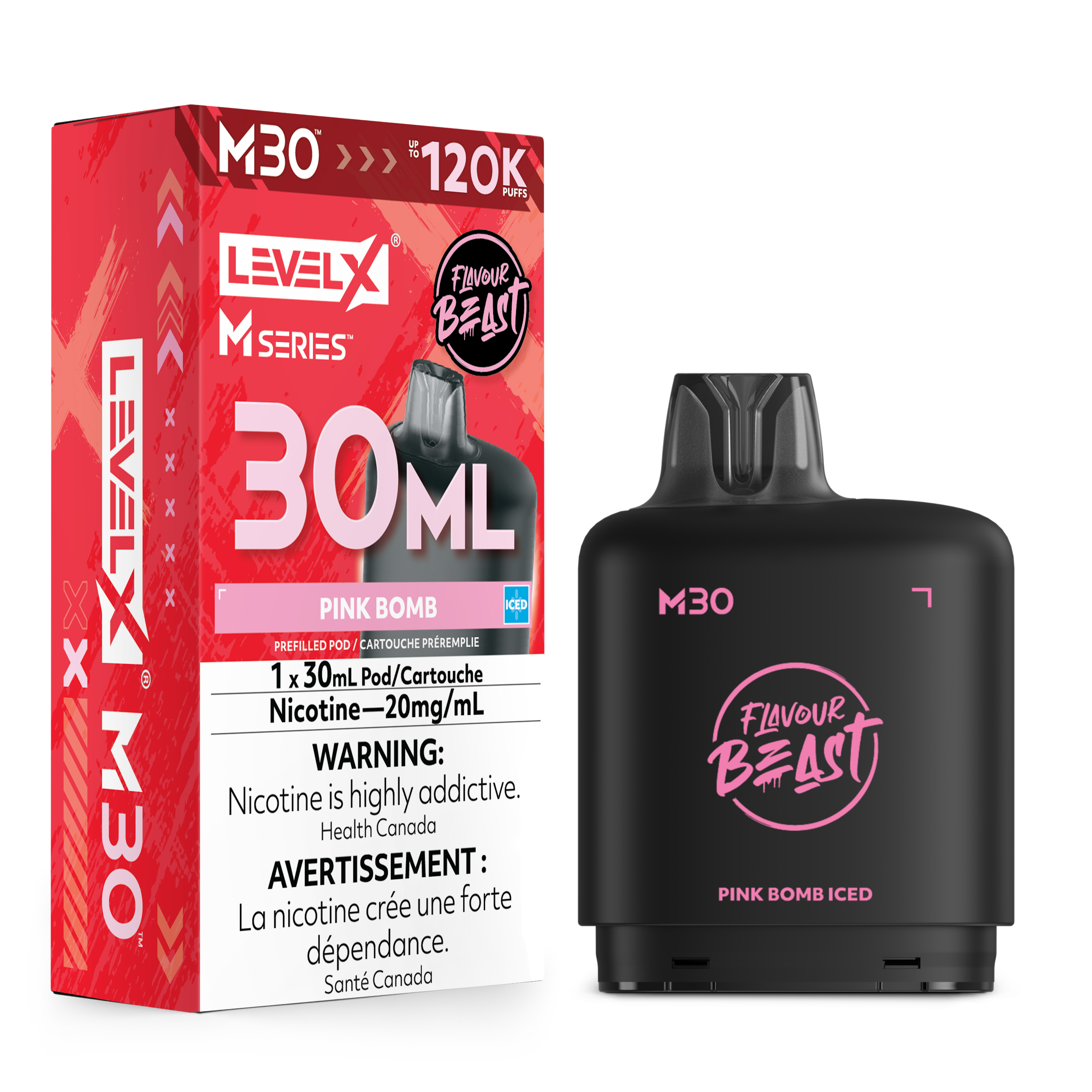 Level X M Series Replacement Pods 30ml(120K) & 40ml(160K)