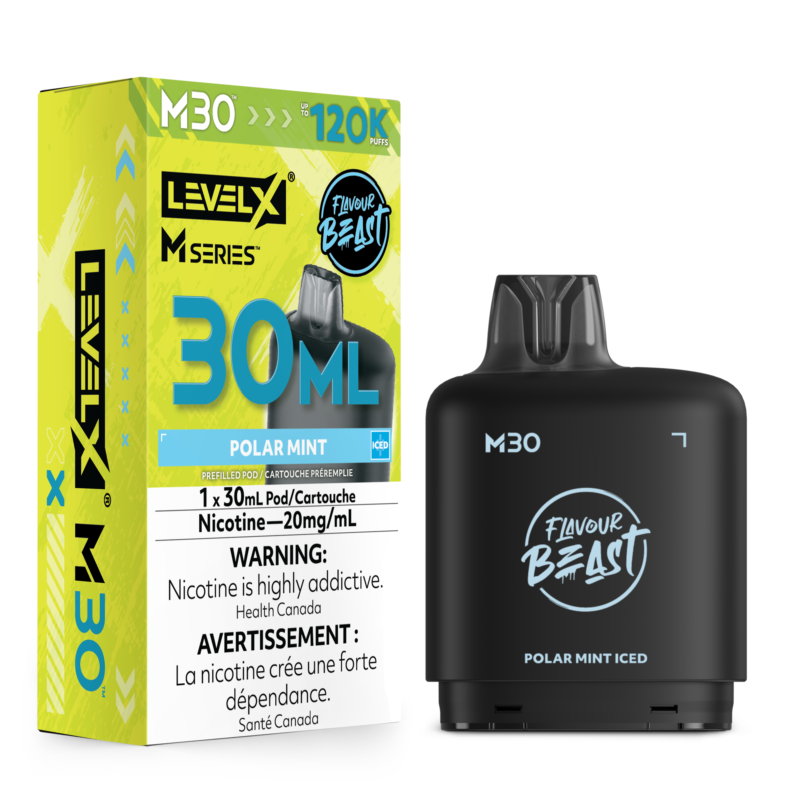 Level X M Series Replacement Pods 30ml(120K) & 40ml(160K)