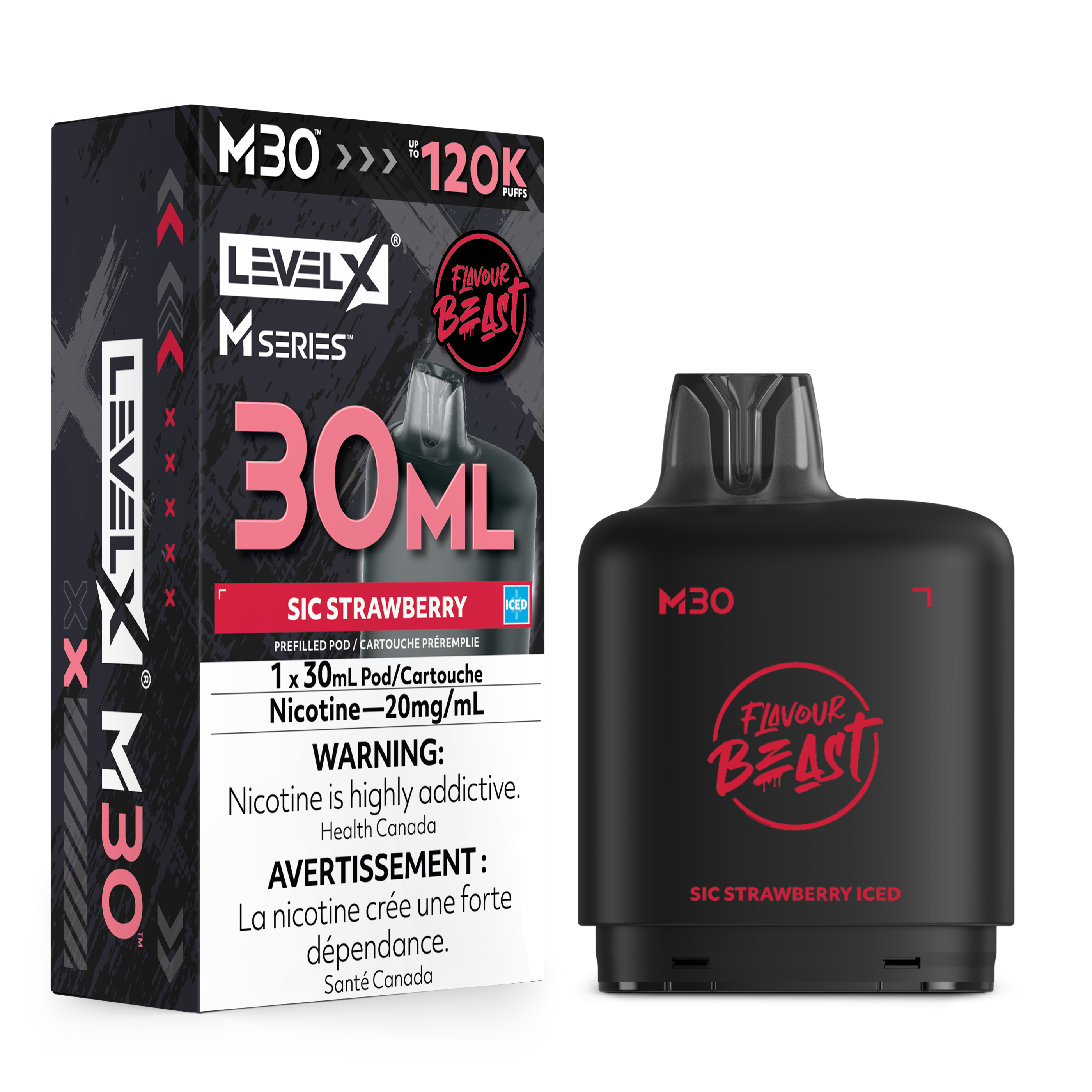 Level X M Series Replacement Pods 30ml(120K) & 40ml(160K)