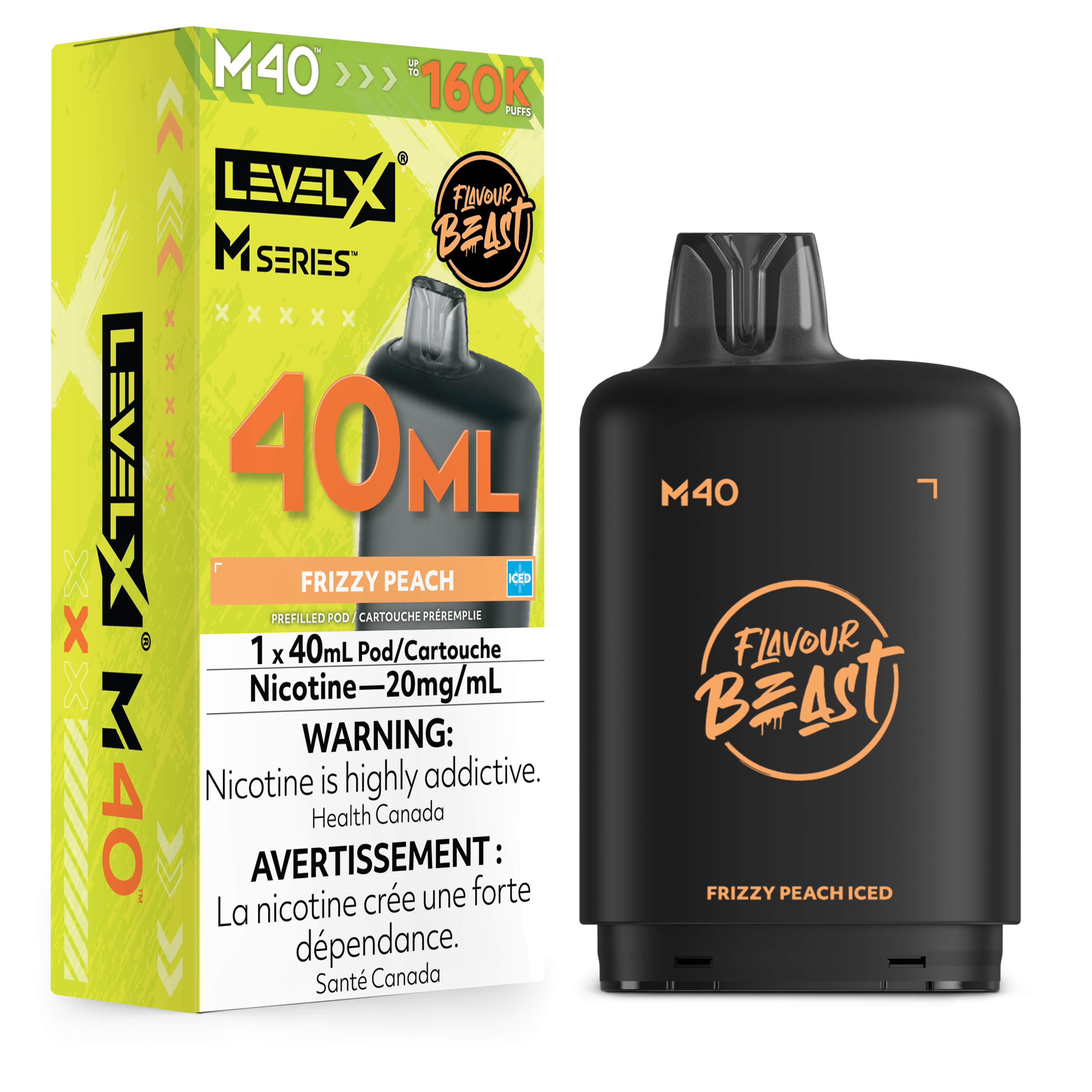 Level X M Series Replacement Pods 30ml(120K) & 40ml(160K)