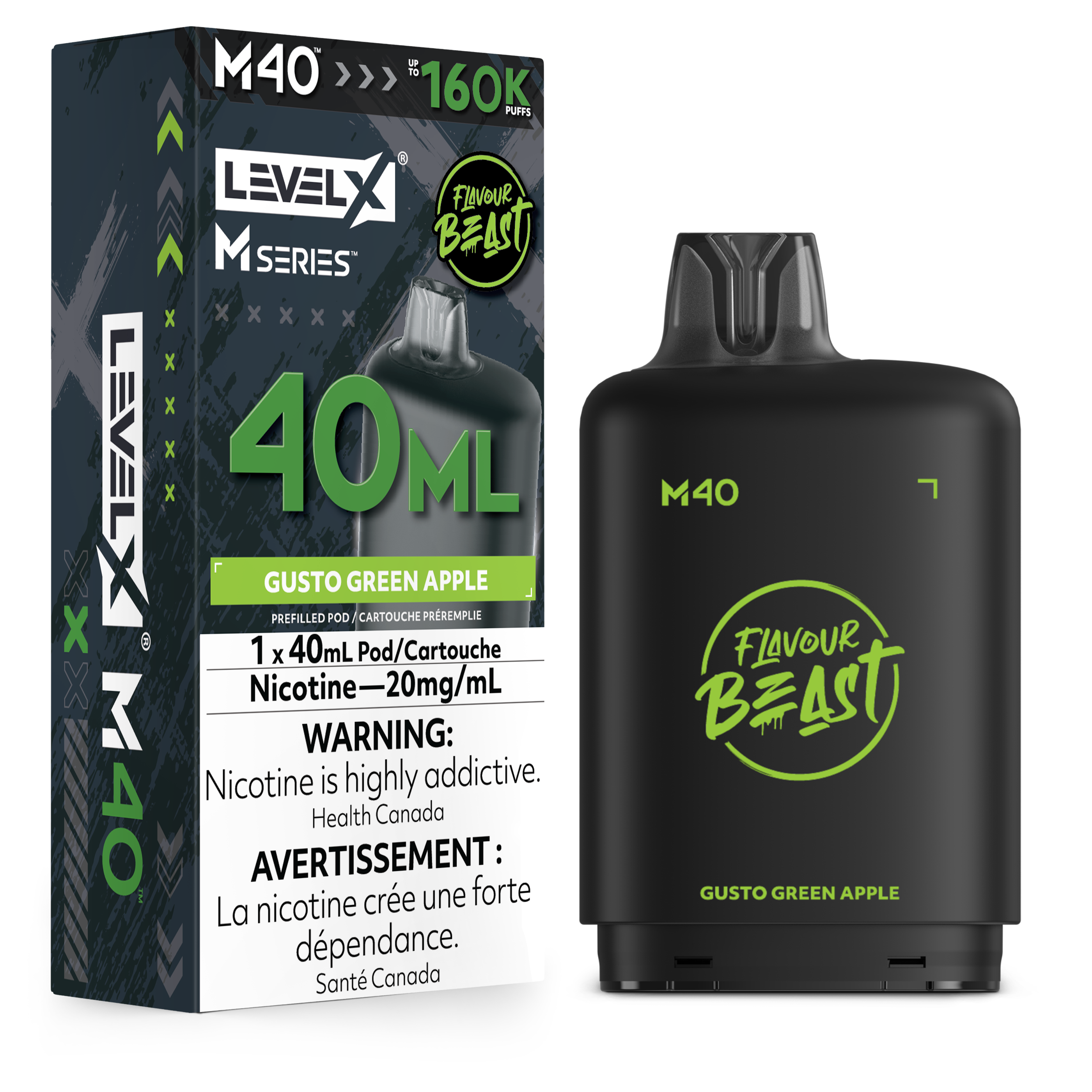 Level X M Series Replacement Pods 30ml(120K) & 40ml(160K)