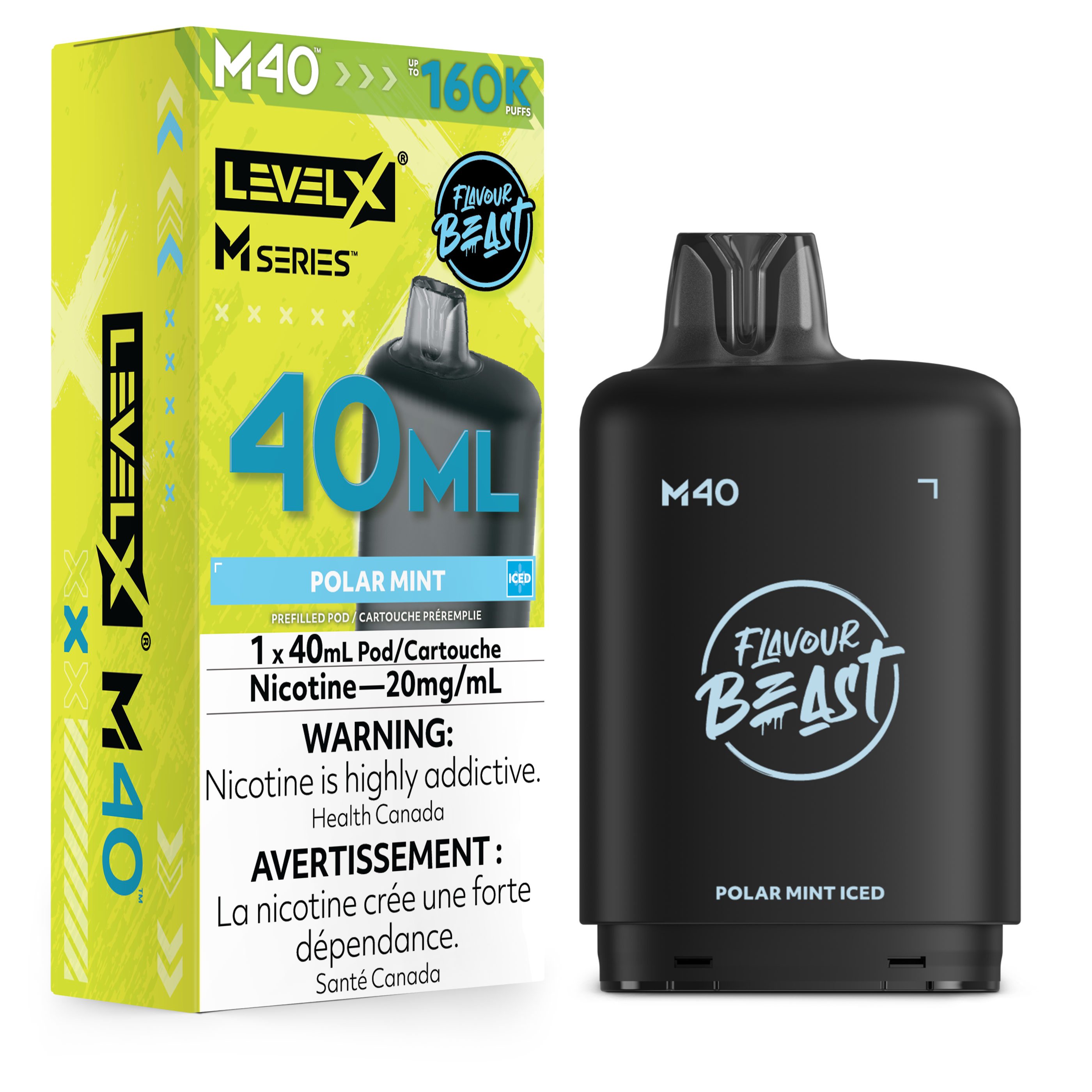 Level X M Series Replacement Pods 30ml(120K) & 40ml(160K)