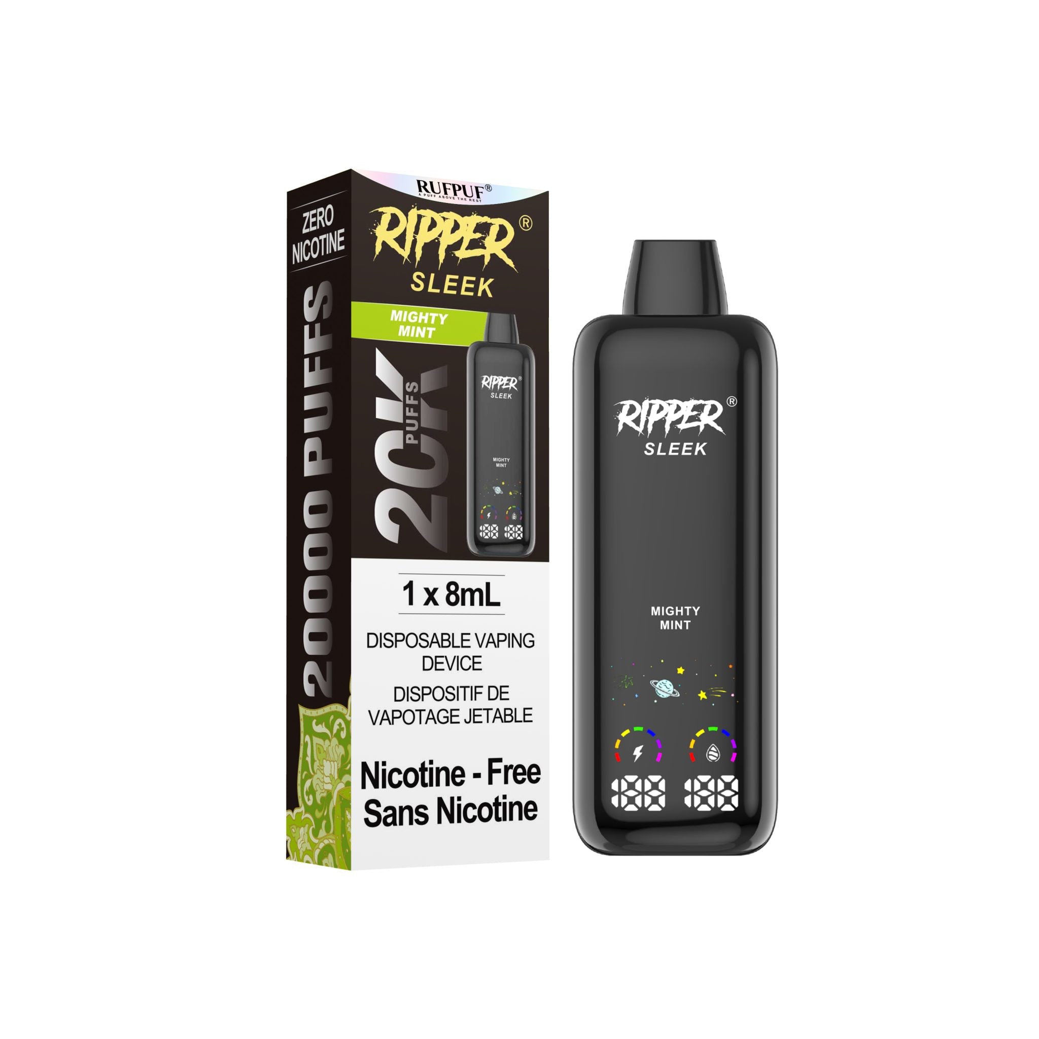 Ripper Sleek 0mg 20k Disposable