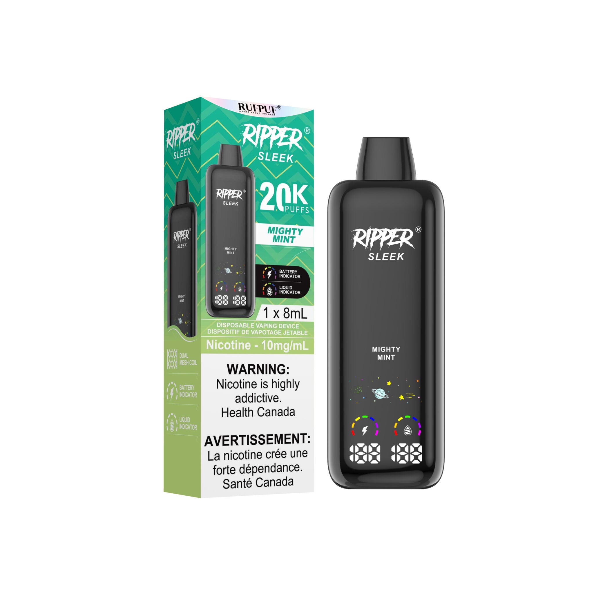 Ripper Sleek 10mg 20k Disposable