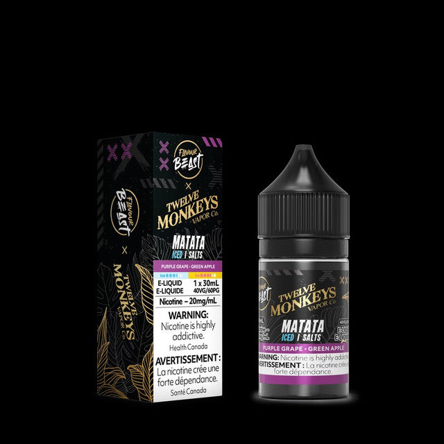 Flavour Beast X 12 Monkeys Salts 30ml Vapeman E-Juice Timmins Flavour Beast X 12 Monkeys Salts 30ml Vapeman E-Juice Timmins