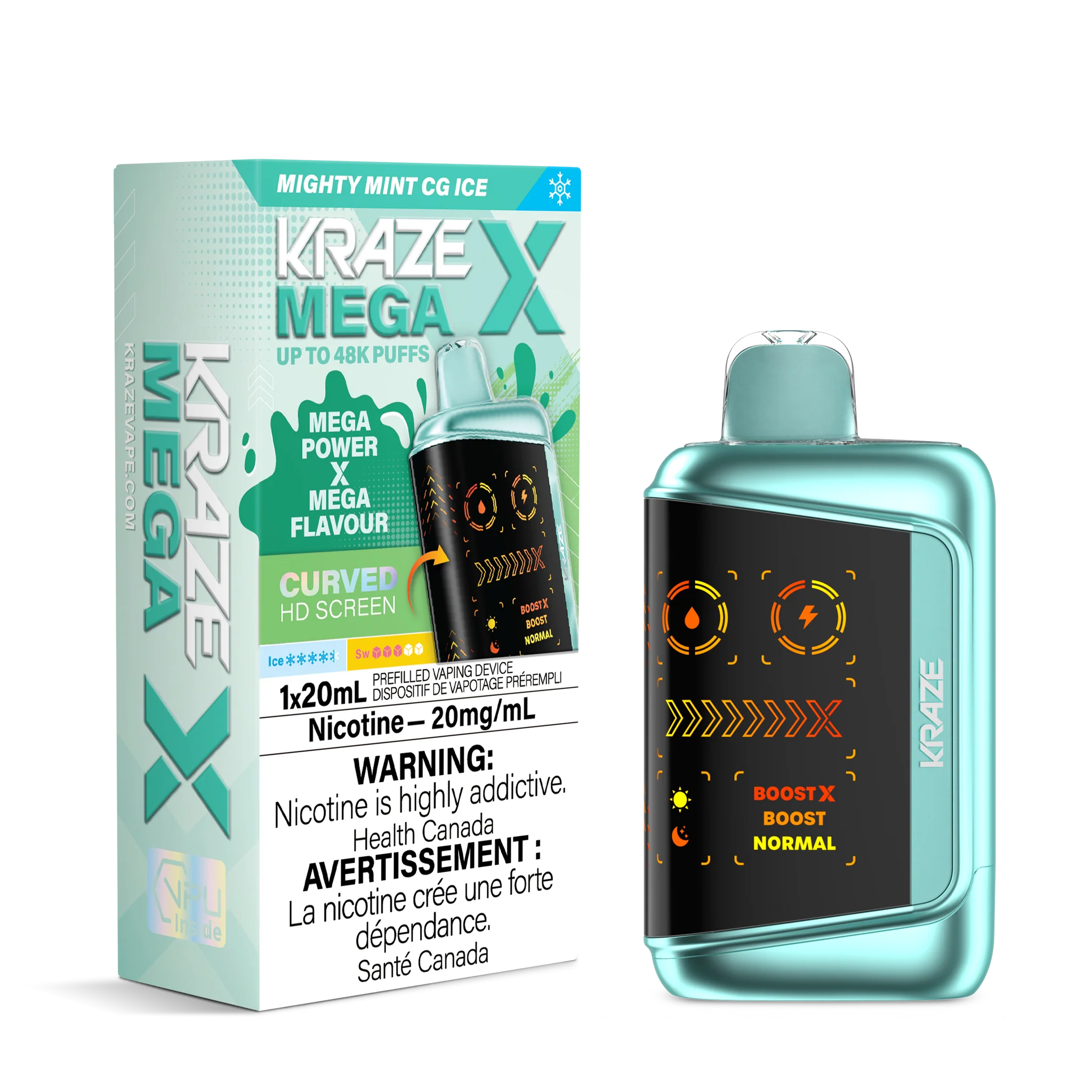 Kraze Mega X 48k Disposable Vapeman E-Juice Timmins Kraze Mega X 48k Disposable Vapeman E-Juice Timmins