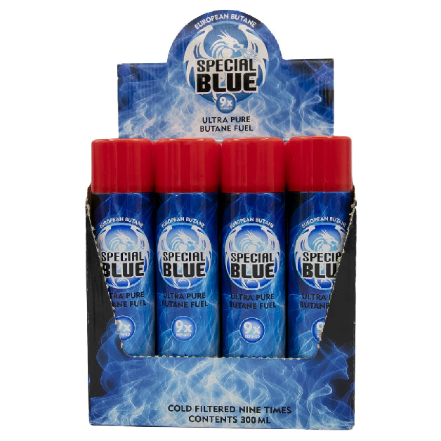 Special Blue 9X Butane 300 ml Cans