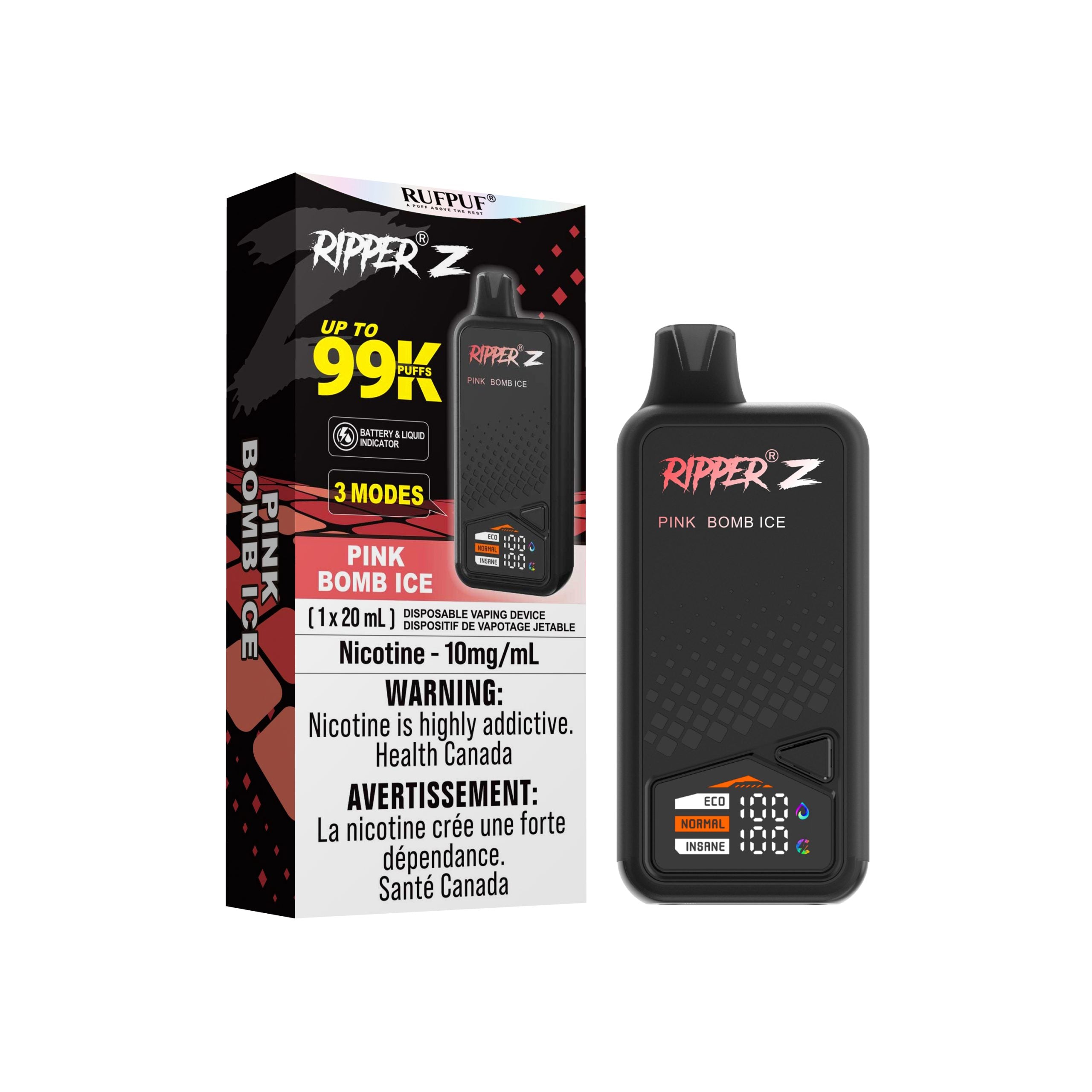 Ripper Z 10MG 99k Disposable Vapeman E-Juice Timmins Ripper Z 10MG 99k Disposable Vapeman E-Juice Timmins
