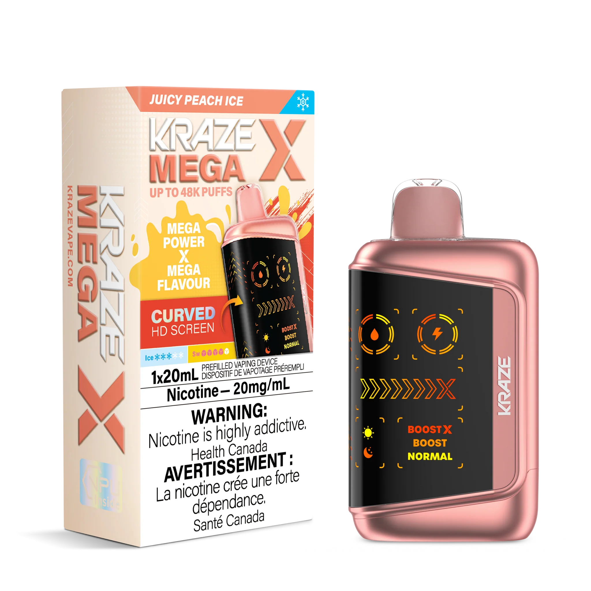 Kraze Mega X 48k Disposable – Vapeman E-Juice Timmins