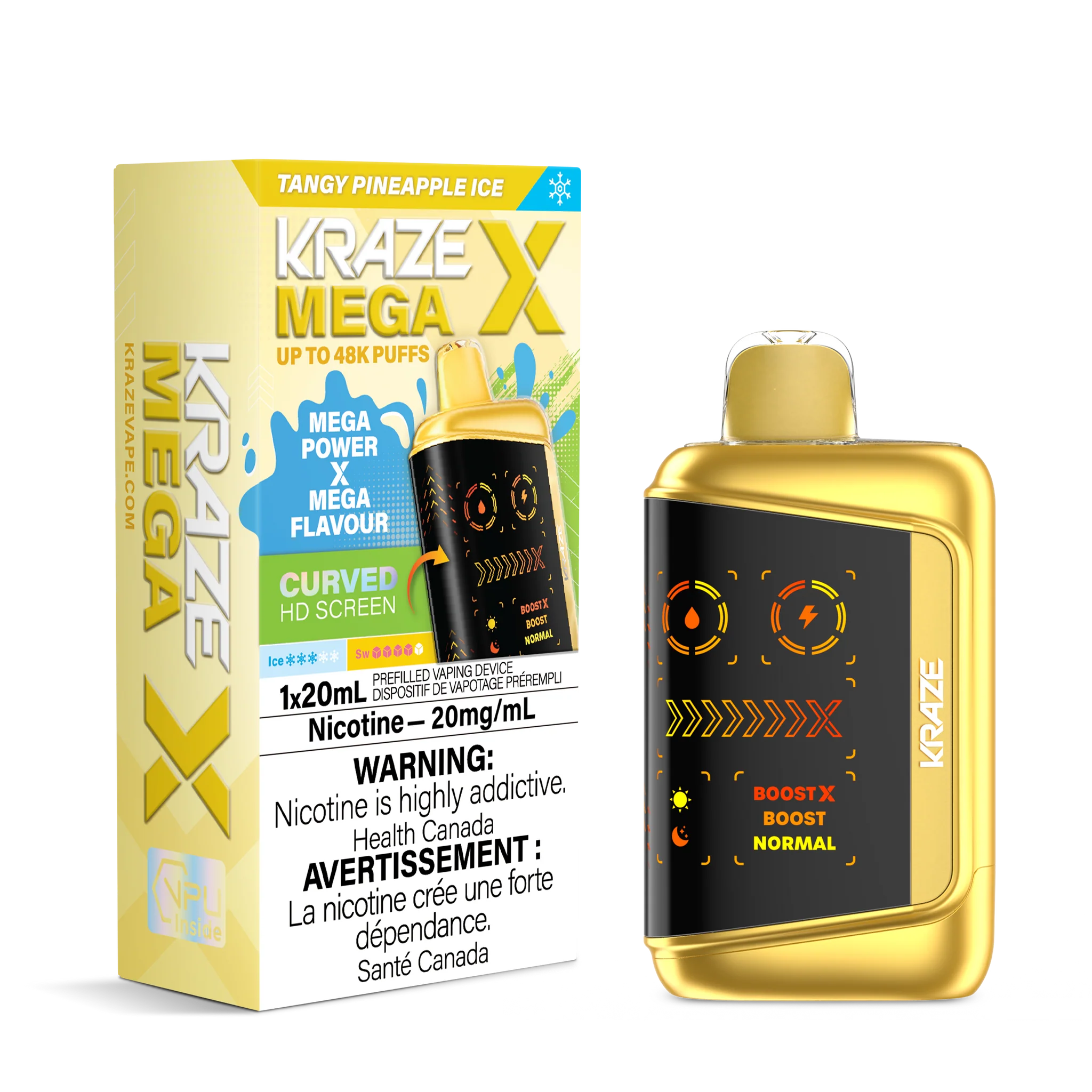 Kraze Mega X 48k Disposable – Vapeman E-Juice Timmins