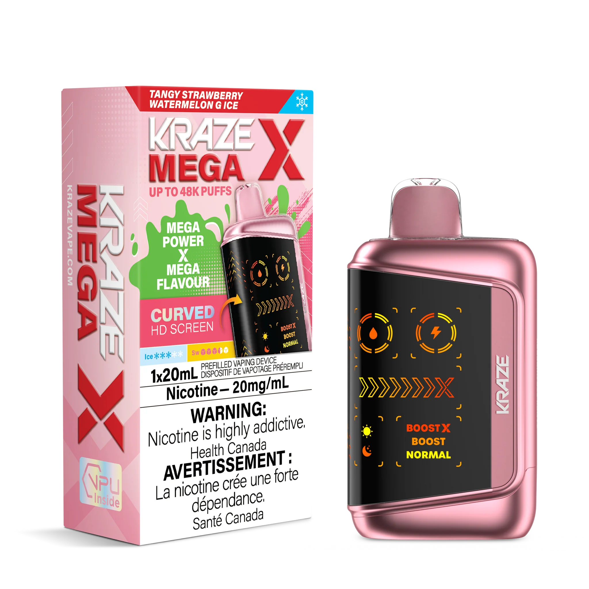 Kraze Mega X 48k Disposable Vapeman E-Juice Timmins Kraze Mega X 48k Disposable Vapeman E-Juice Timmins