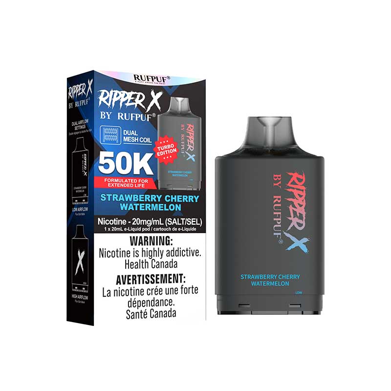 RufPuf Ripper X 50K Pods Vapeman E-Juice Timmins RufPuf Ripper X 50K Pods Vapeman E-Juice Timmins