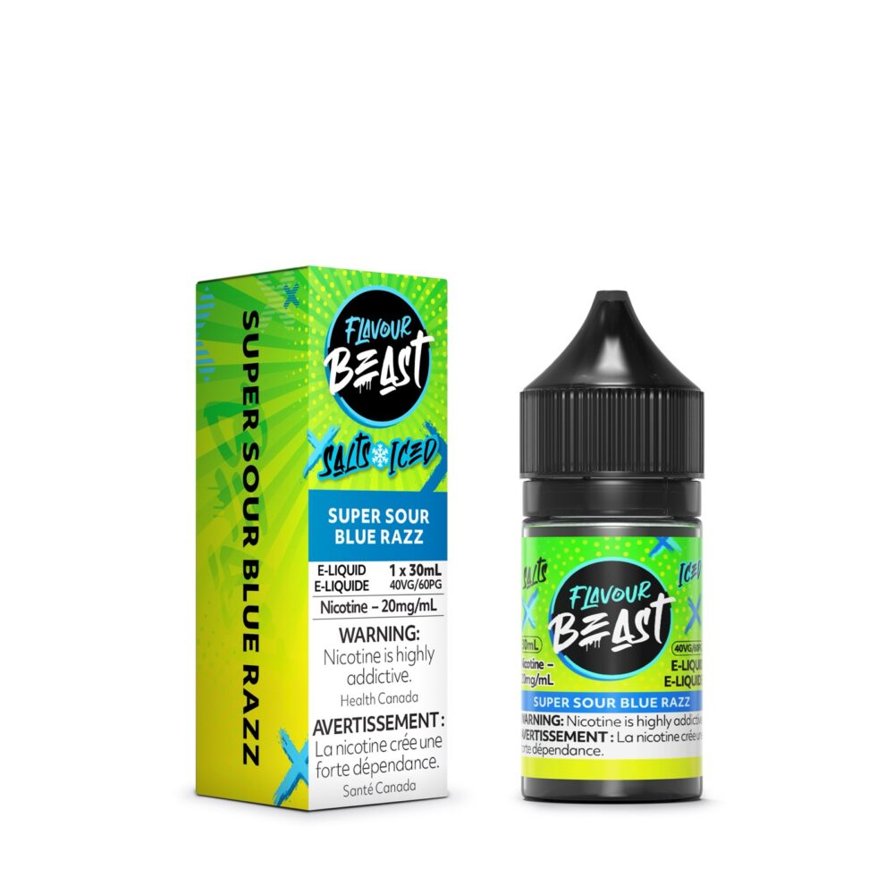 Flavour Beast Salt Juice - Super Sour Blue Razz Iced