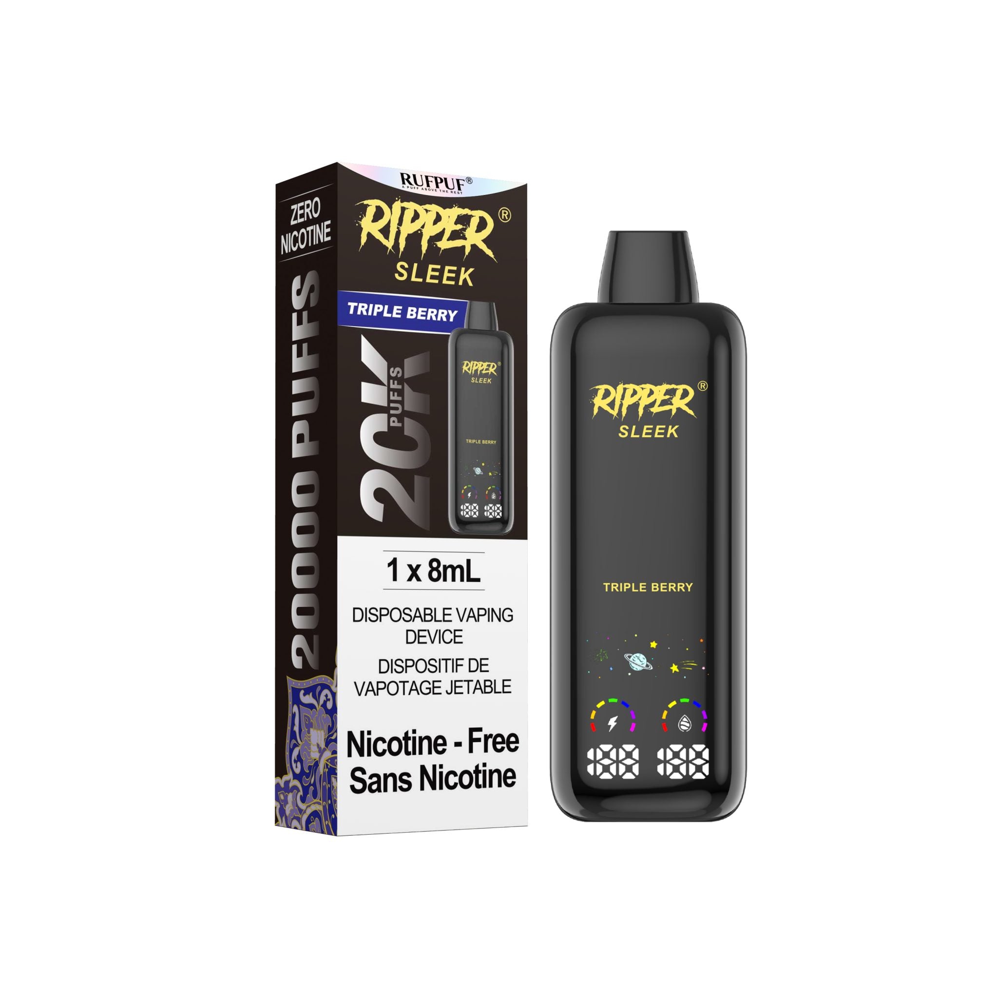 Ripper Sleek 0mg 20k Disposable