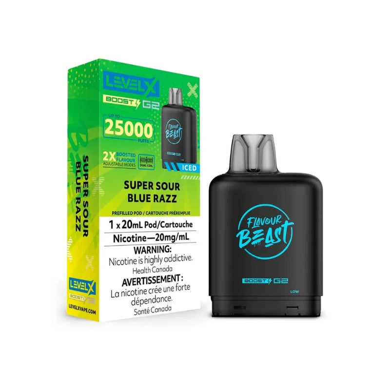 Flavour Beast Level X Boost G2 25K Pods