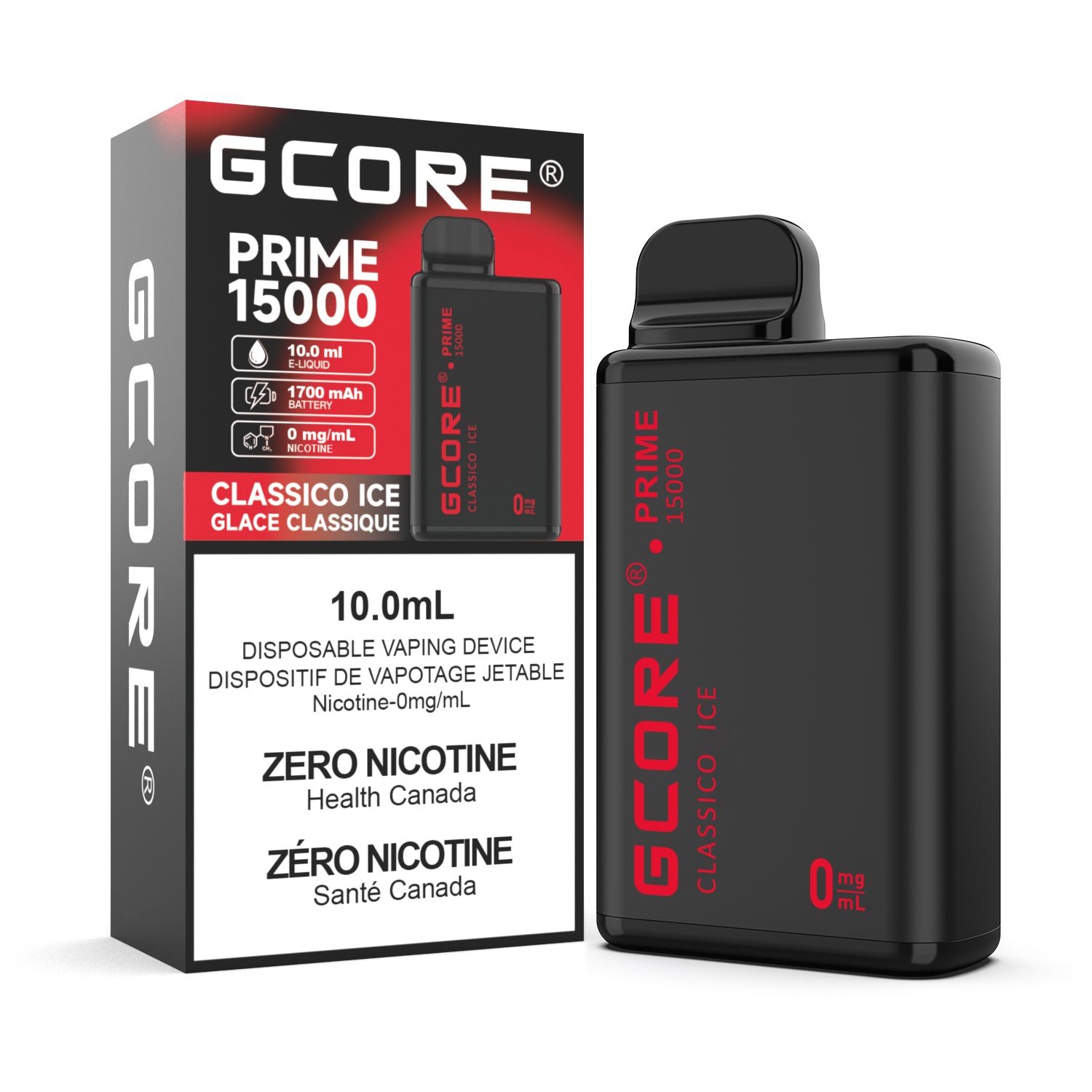 GCORE Prime 15K Zero Nic Disposable