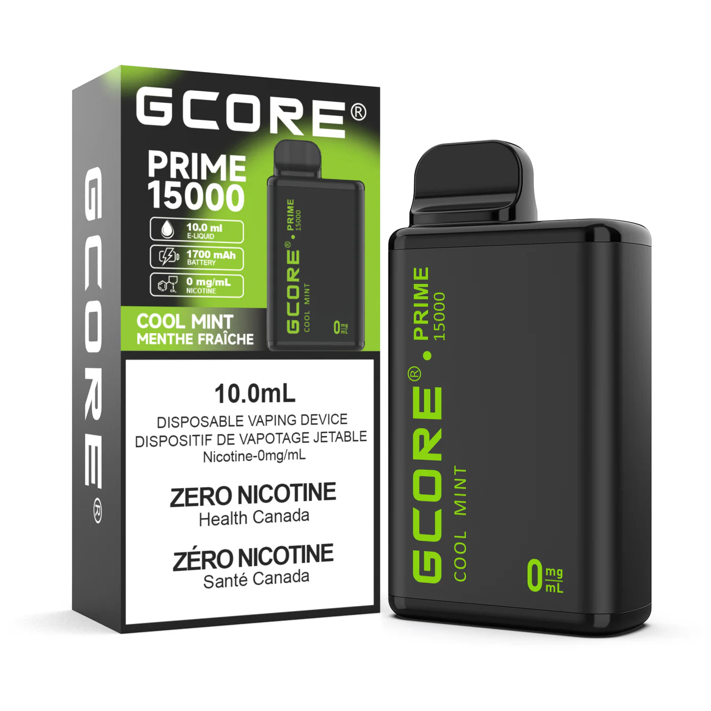 GCORE Prime 15K Zero Nic Disposable