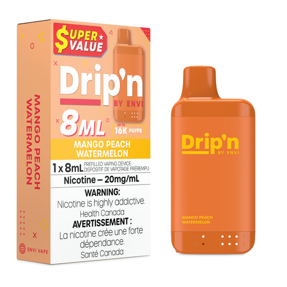 Envi Drip'n 16k Disposable Vapeman E-Juice Timmins Envi Drip'n 16k Disposable Vapeman E-Juice Timmins