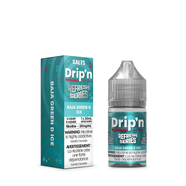 Envi Drip'n Refresh Salt Juice - Baja Green D Ice