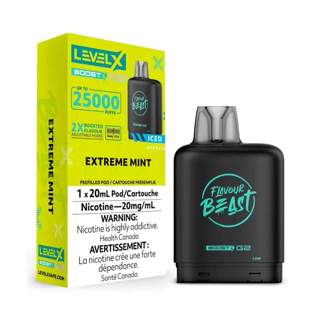 Flavour Beast Level X Boost G2 25K Pods