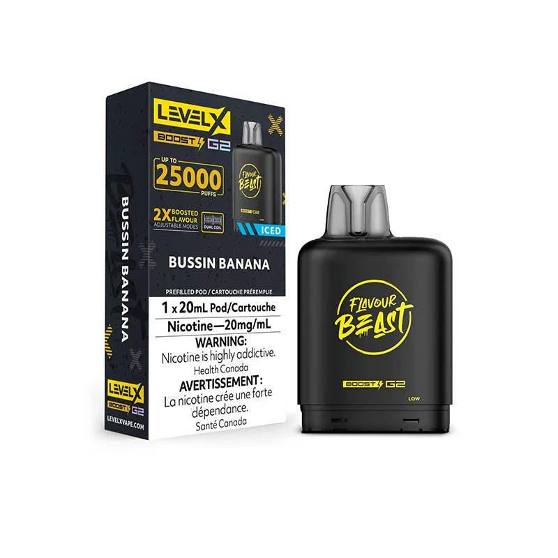 Flavour Beast Level X Boost G2 25K Pods