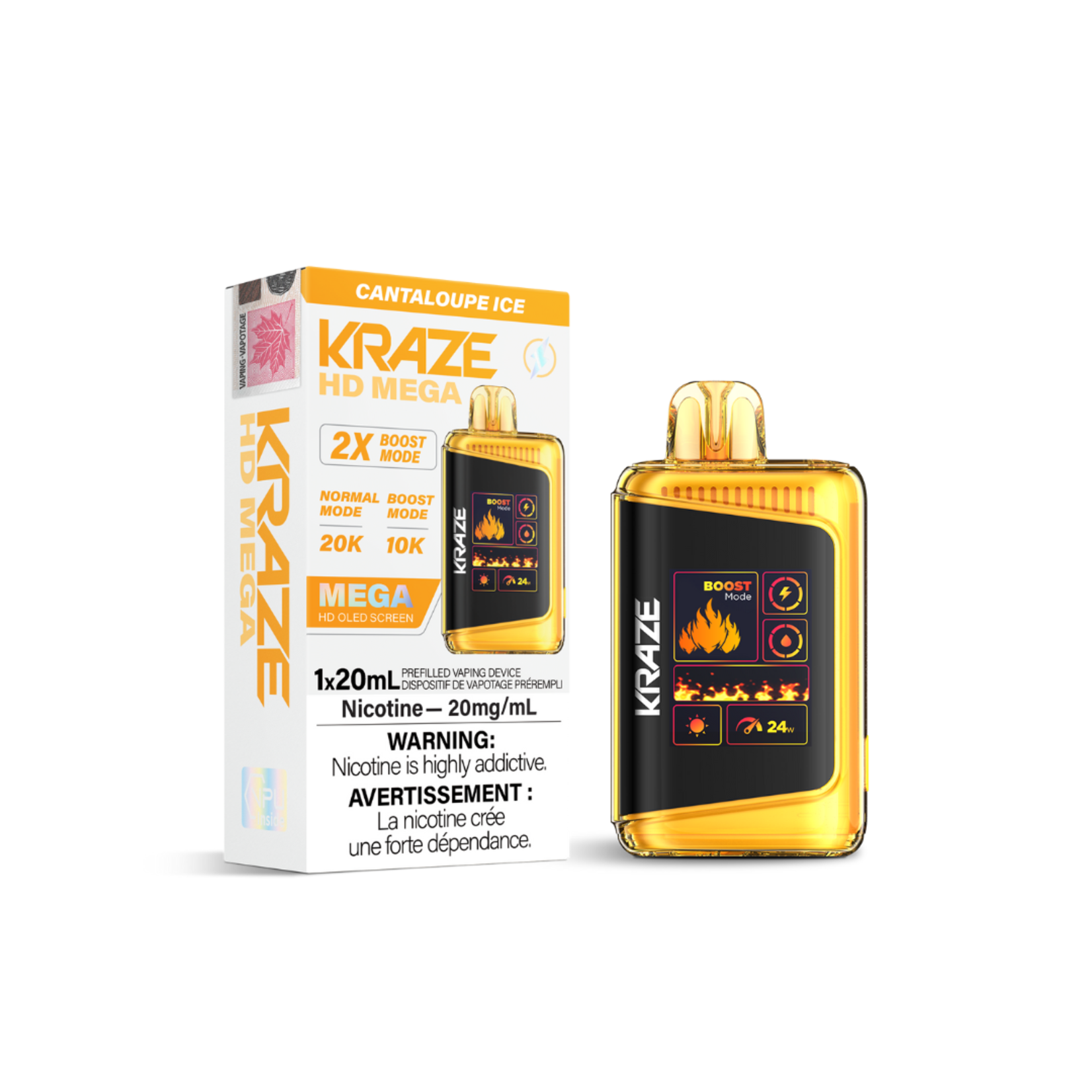 kraze vape blue light Kraze HD Mega 20K Disposable – Vapeman E-Juice Timmins