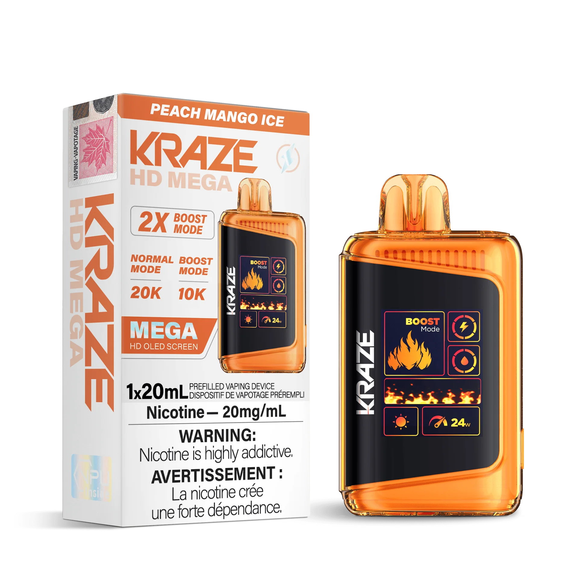 Kraze HD Mega 20K Disposable