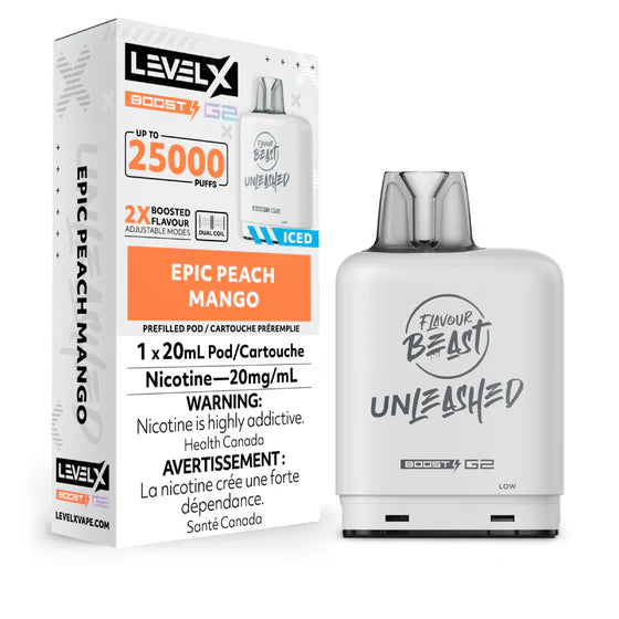 Flavour Beast Level X Boost G2 25K Pods