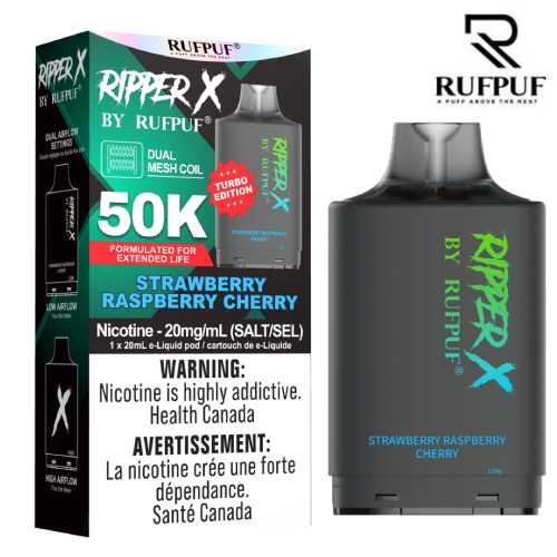 RufPuf Ripper X 50K Pods Vapeman E-Juice Timmins RufPuf Ripper X 50K Pods Vapeman E-Juice Timmins